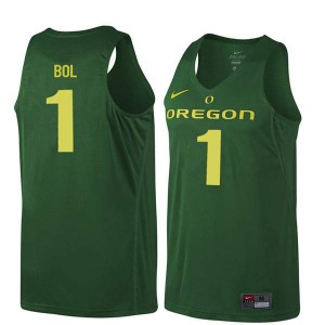 #1 Bol Bol Ducks Men's Basketball Alumni Jerseys Dark Green