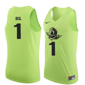 #1 Bol Bol UO Men's Basketball Player Jerseys Electric Green