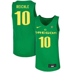 #10 Gabe Reichle University of Oregon Men's Basketball Alumni Jersey Green