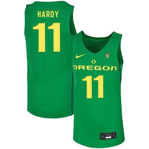 #11 Amauri Hardy UO Men's Basketball NCAA Jersey Green