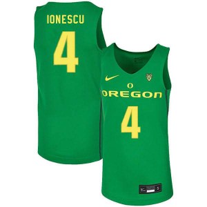 #4 Eddy Ionescu UO Men's Basketball High School Jerseys Green
