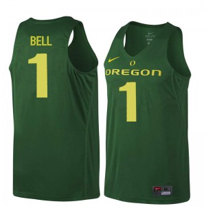 #1 Jordan Bell Oregon Ducks Men's Basketball College Jersey Dark Green