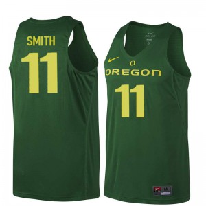 #11 Keith Smith Oregon Ducks Men's Basketball Stitched Jerseys Dark Green