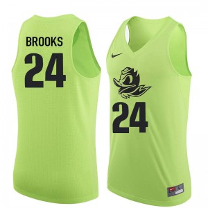 #24 Dillon Brooks Oregon Ducks Men's Basketball Player Jerseys Electric Green