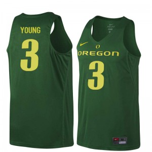 #3 Joseph Young Oregon Men's Basketball High School Jerseys Dark Green