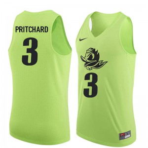 #3 Payton Pritchard Ducks Men's Basketball Alumni Jersey Electric Green