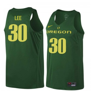 #30 Ron Lee Oregon Men's Basketball NCAA Jersey Dark Green