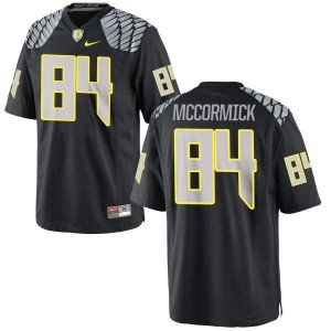 #84 Cam McCormick Oregon Men's Football Authentic Stitch Jersey Black