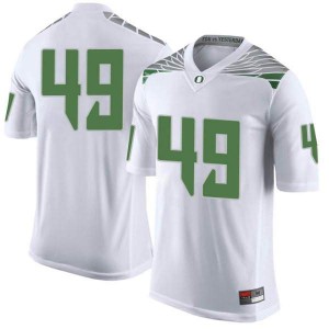 #49 Camden Lewis UO Men's Football Limited Football Jersey White
