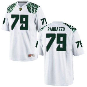 #79 Chris Randazzo Ducks Men's Football Game Official Jerseys White