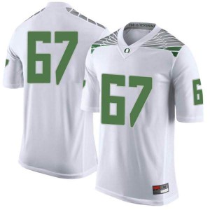 #67 Cole Young UO Men's Football Limited High School Jerseys White