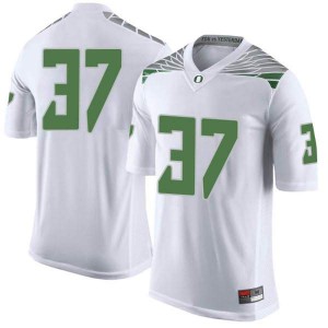 #37 Henry Katleman University of Oregon Men's Football Limited Stitched Jersey White