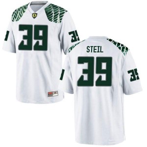 #39 Jack Steil Oregon Men's Football Replica University Jerseys White