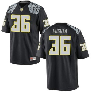 #36 Jake Foggia Oregon Men's Football Game Stitched Jersey Black