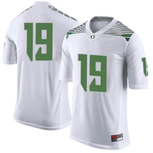 #19 Jamal Hill University of Oregon Men's Football Limited Official Jersey White
