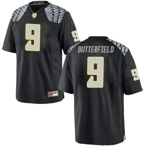 #9 Jay Butterfield UO Men's Football Game Official Jersey Black