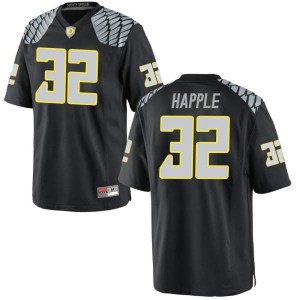 #32 Jordan Happle UO Men's Football Game Stitched Jerseys Black