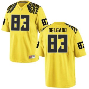 #83 Josh Delgado Oregon Men's Football Replica High School Jerseys Gold