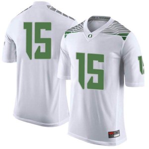 #15 Kahlef Hailassie University of Oregon Men's Football Limited Stitch Jerseys White