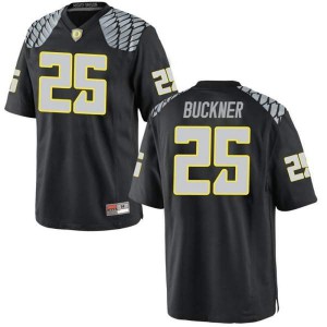 #25 Kyle Buckner University of Oregon Men's Football Replica College Jerseys Black