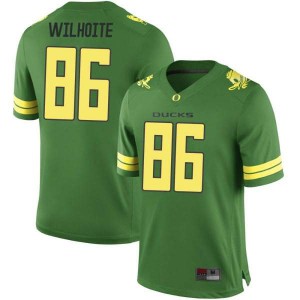 #86 Lance Wilhoite Ducks Men's Football Game Alumni Jersey Green