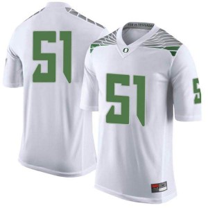 #51 Louie Cresto Oregon Men's Football Limited Player Jerseys White