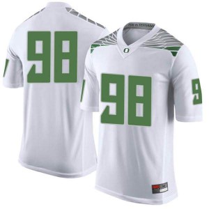 #98 Maceal Afaese Ducks Men's Football Limited Official Jersey White