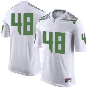#48 Treven Ma'ae University of Oregon Men's Football Limited Stitch Jerseys White