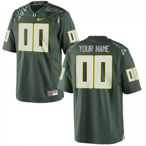 #00 Customized Ducks Men's Football Stitched Jerseys Green