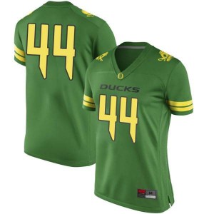 #44 Bradyn Swinson UO Women's Football Game Embroidery Jersey Green