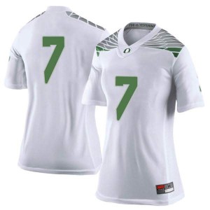 #7 CJ Verdell Oregon Ducks Women's Football Limited University Jersey White