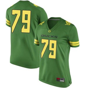 #79 Chris Randazzo Ducks Women's Football Game NCAA Jerseys Green