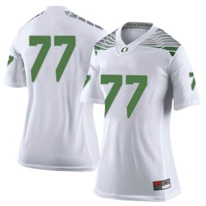 #77 George Moore UO Women's Football Limited Stitch Jersey White