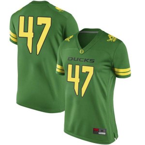 #47 Mase Funa Oregon Women's Football Game College Jerseys Green