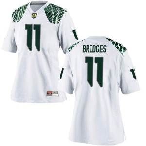 #11 Trikweze Bridges UO Women's Football Game Football Jerseys White
