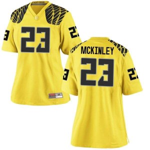 #23 Verone McKinley III Oregon Women's Football Game College Jersey Gold