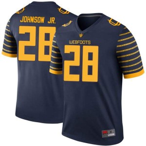 #28 Andrew Johnson Jr. University of Oregon Youth Football Legend University Jerseys Navy