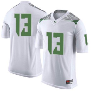#13 Anthony Brown UO Youth Football Limited College Jerseys White