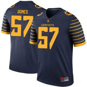 #57 Ben Gomes UO Youth Football Legend Embroidery Jerseys Navy