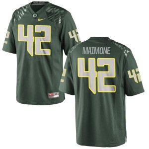 #42 Blake Maimone University of Oregon Youth Football Authentic Stitched Jersey Green