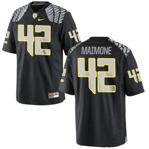#42 Blake Maimone Oregon Youth Football Limited Stitched Jerseys Black
