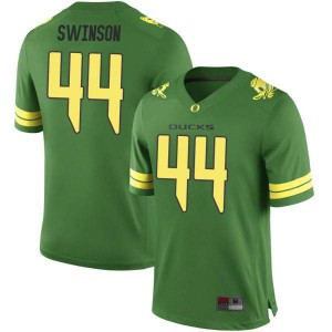 #44 Bradyn Swinson University of Oregon Youth Football Game Stitch Jerseys Green