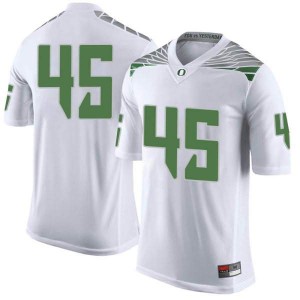 #45 Cooper Shults UO Youth Football Limited Embroidery Jersey White