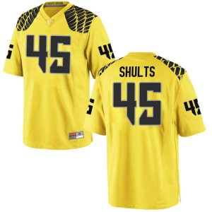 #45 Cooper Shults Oregon Youth Football Replica Football Jersey Gold