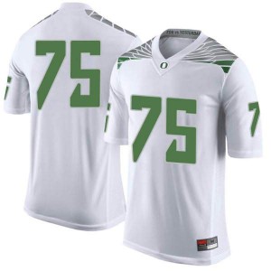 #75 Faaope Laloulu University of Oregon Youth Football Limited Stitched Jerseys White