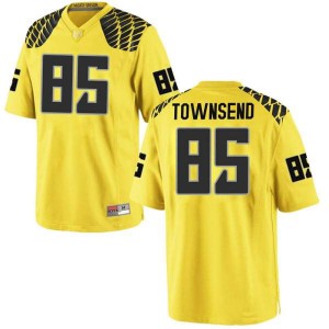 #85 Isaac Townsend UO Youth Football Game Football Jerseys Gold