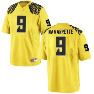 #9 Jaden Navarrette Ducks Youth Football Replica University Jersey Gold