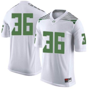 #36 Jake Foggia Ducks Youth Football Limited Embroidery Jerseys White
