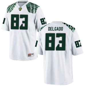 #83 Josh Delgado Ducks Youth Football Replica College Jerseys White