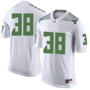 #38 Lucas Noland Ducks Youth Football Limited Player Jerseys White